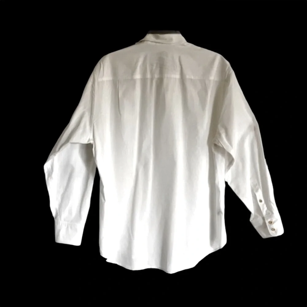 Tommy Bahama Bright White Lux Cotton Embossed Khaki Marlin Relax Edition Shirt